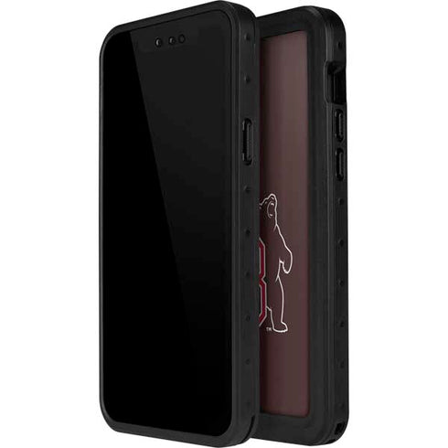Brown University Bears Logo iPhone 15 Plus Waterproof Case